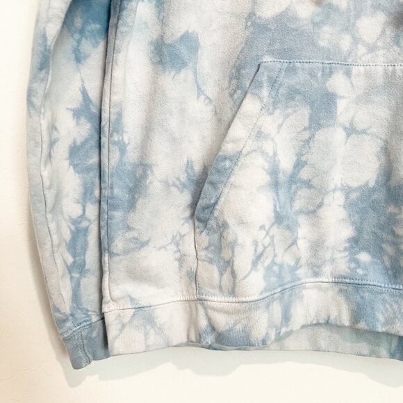 Standard Cloth Stockton Tie Dye Pullover Hoodie Sweatshirt Blue Urban Size Small - Picture 4 of 9